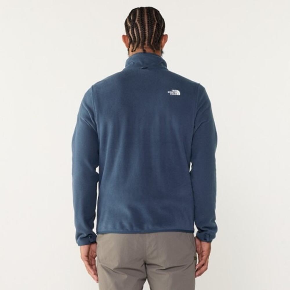 The North Face Fleece Jacket Full Zip Navy Blue Mens XL Outdoor Cozy - Picture 11 of 12